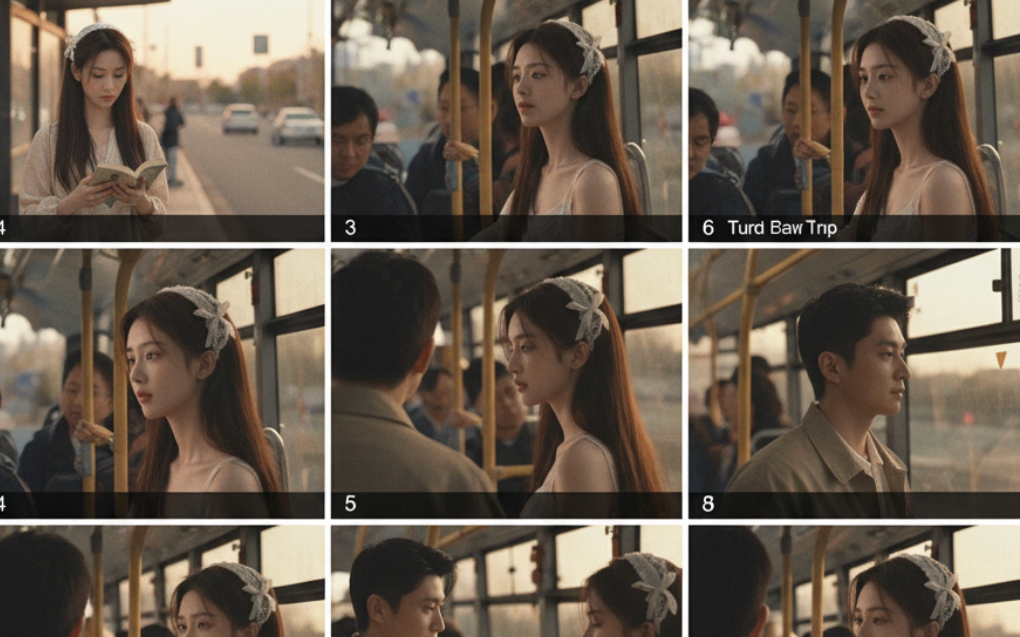 A continuous short film segment